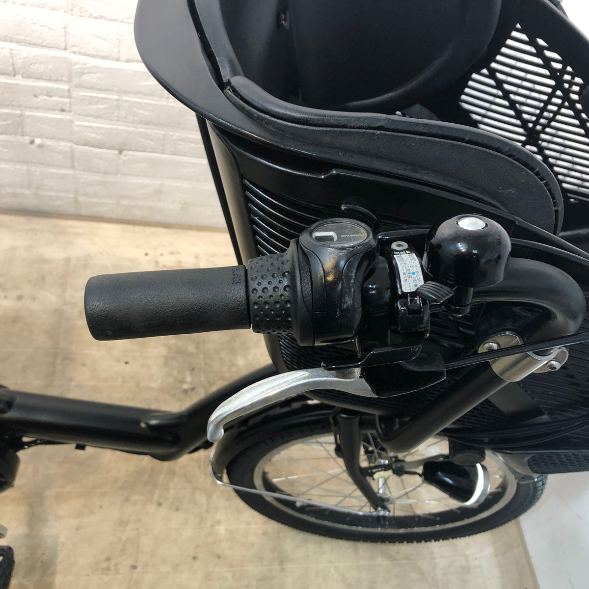 中古電動自転車 ブリヂストン アンジェリーノ プティット e ブラック 20インチ YE040