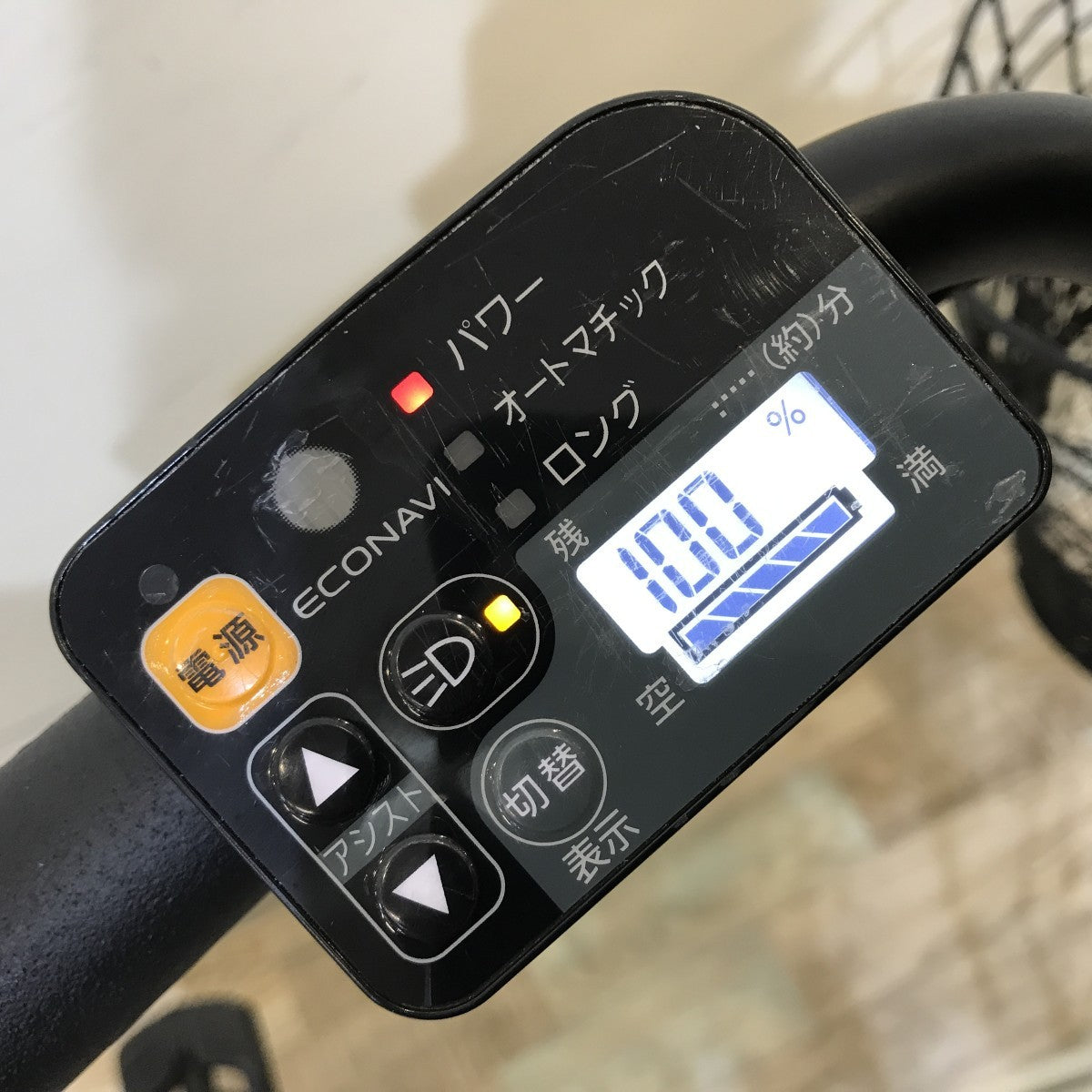 中古電動自転車 パナソニック カラーズB ホワイト 26インチ KH096
