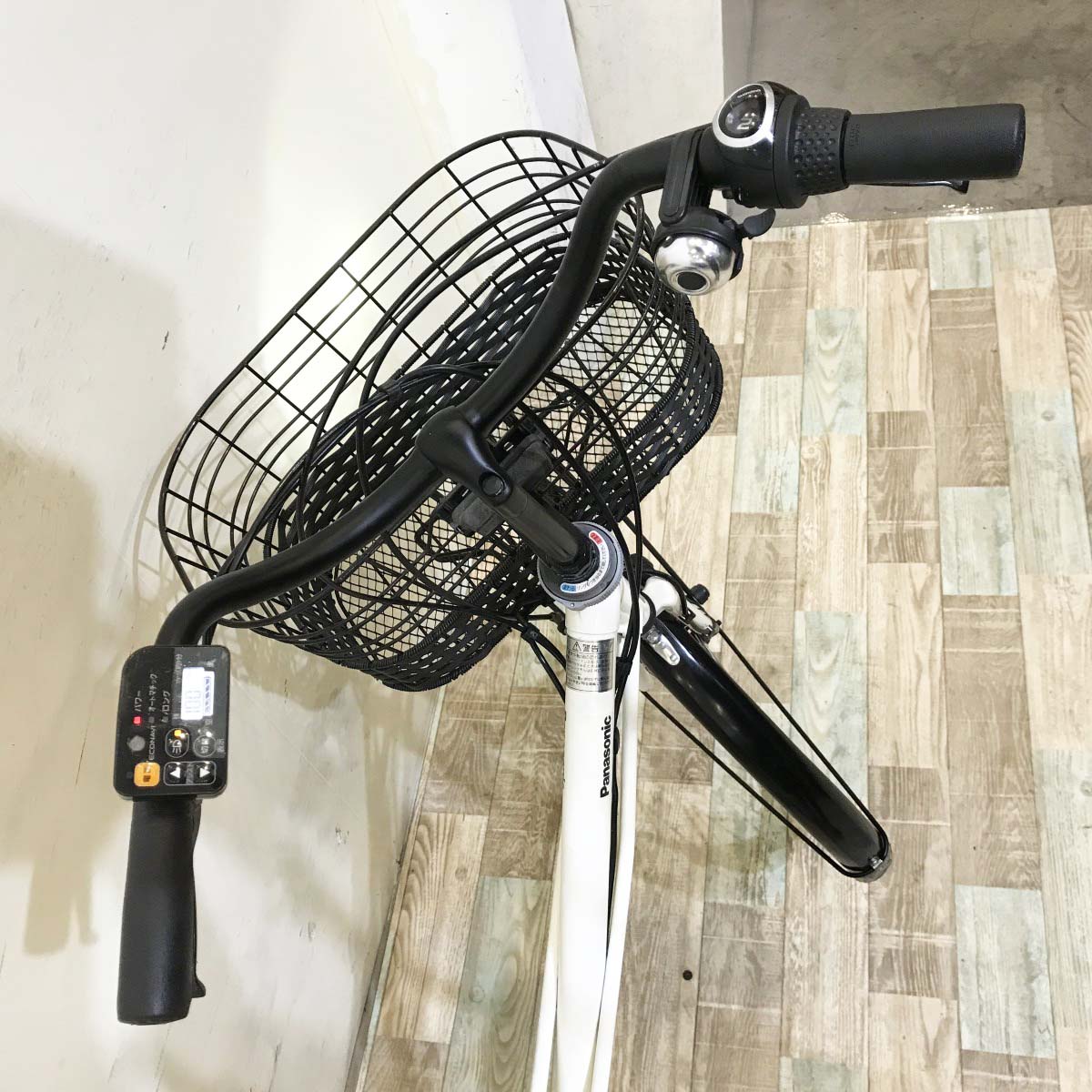 中古電動自転車 パナソニック カラーズB ホワイト 26インチ KH096