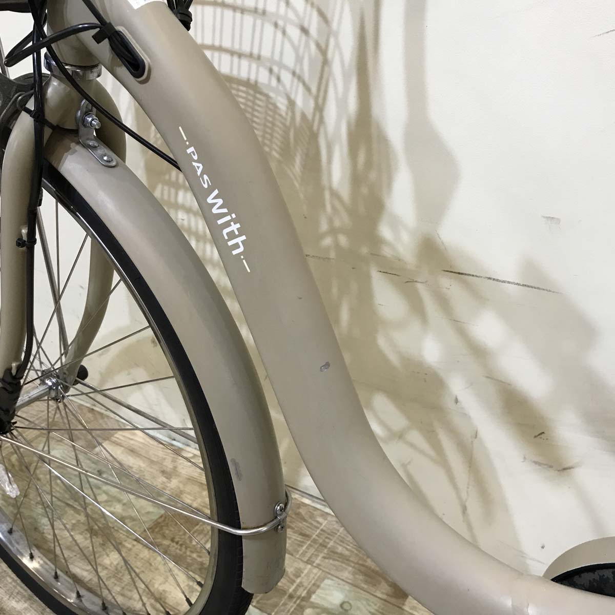 ヤマハ PAS With パス ウィズ ベージュ 26インチ KT114 【中古車】 – e 