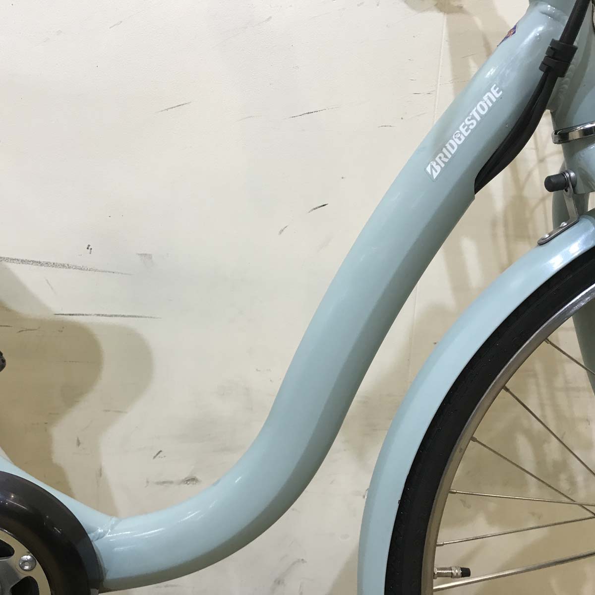 中古電動自転車  ブリヂストン フロンティア DX ミント 26インチ KD004
