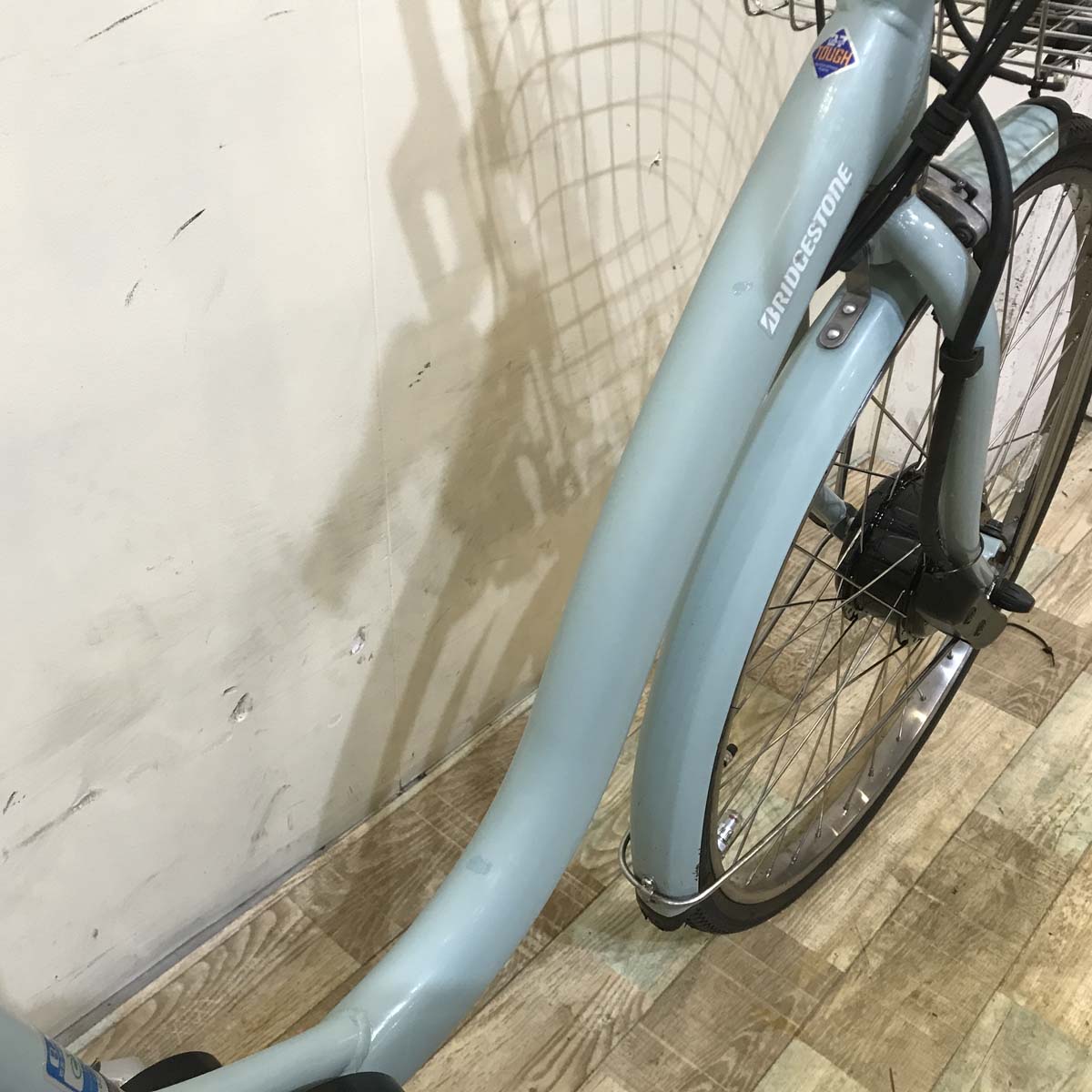 中古電動自転車  ブリヂストン フロンティア DX ミント 26インチ KD004