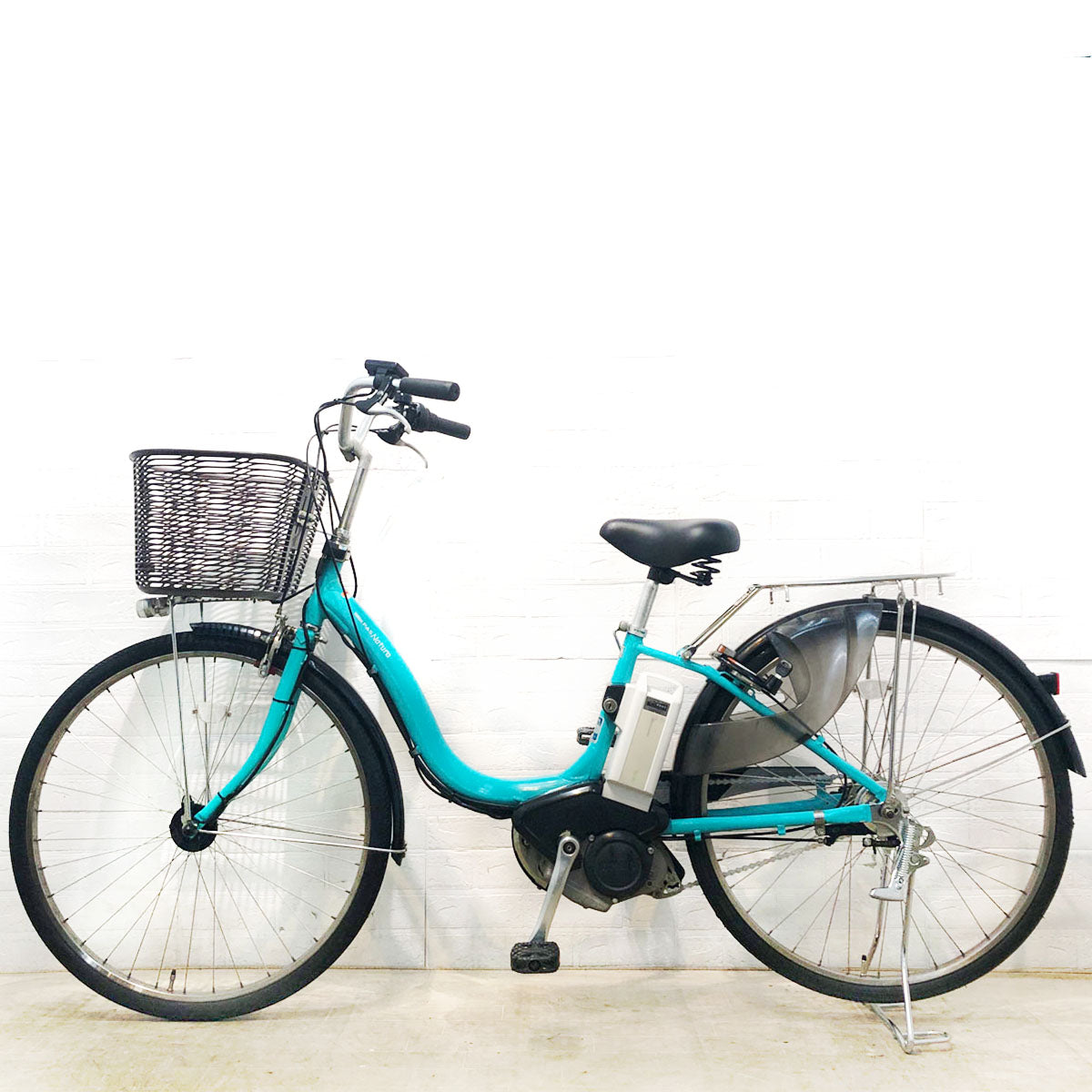 中古電動自転車 ヤマハ PAS ナチュラ L ブルー 26インチ YE043 