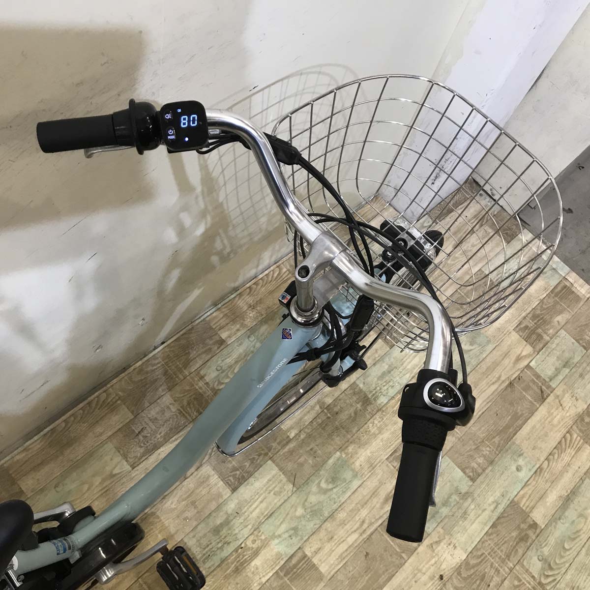 中古電動自転車  ブリヂストン フロンティア DX ミント 26インチ KD004