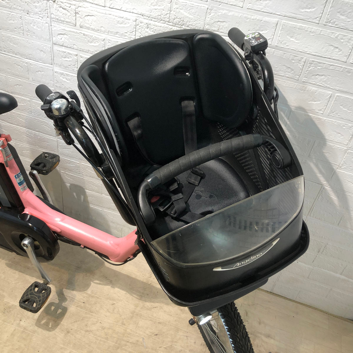 ブリヂストン アンジェリーノ プティット e ピンク 20インチ YR089【中古車】