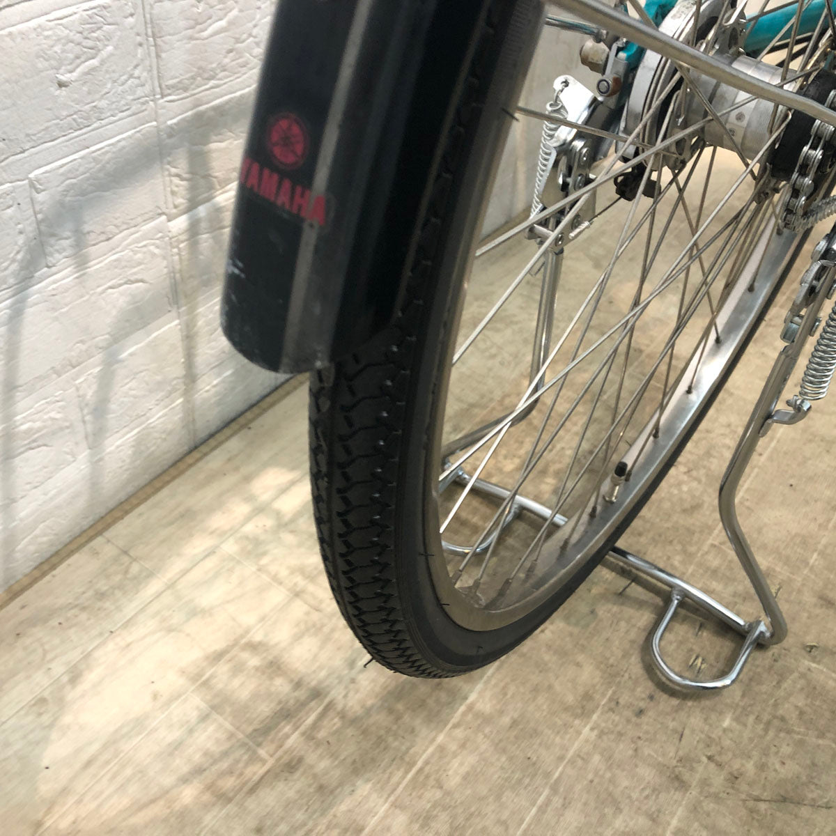 中古電動自転車 ヤマハ PAS ナチュラ L ブルー 26インチ YE043 