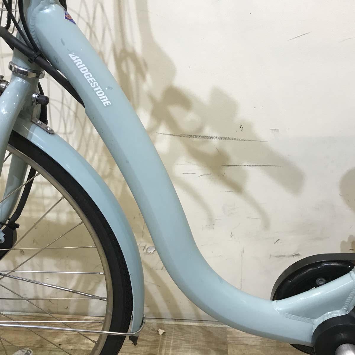 中古電動自転車  ブリヂストン フロンティア DX ミント 26インチ KD004