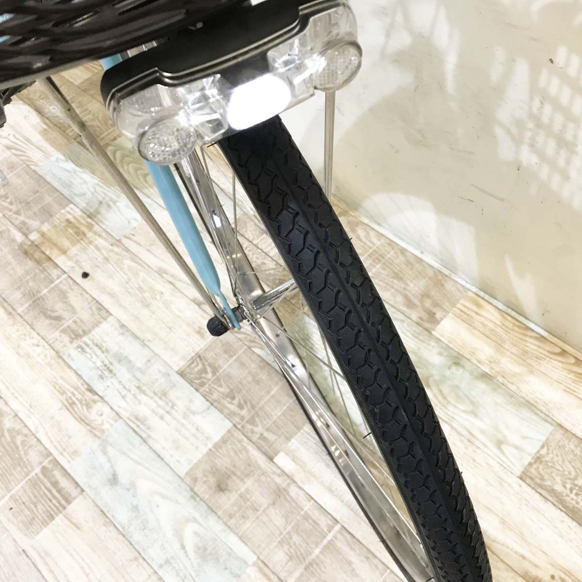 中古電動自転車 ヤマハ PAS ナチュラ ブルー 26インチ KH097