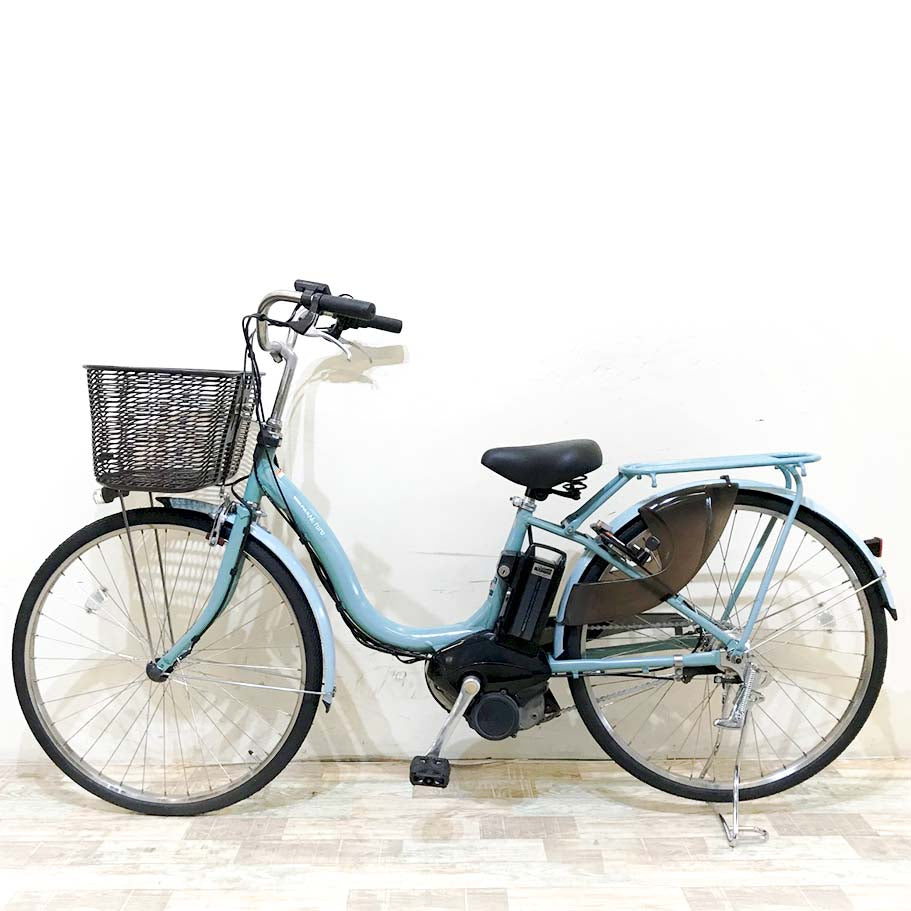 中古電動自転車 ヤマハ PAS ナチュラ ブルー 26インチ KH097