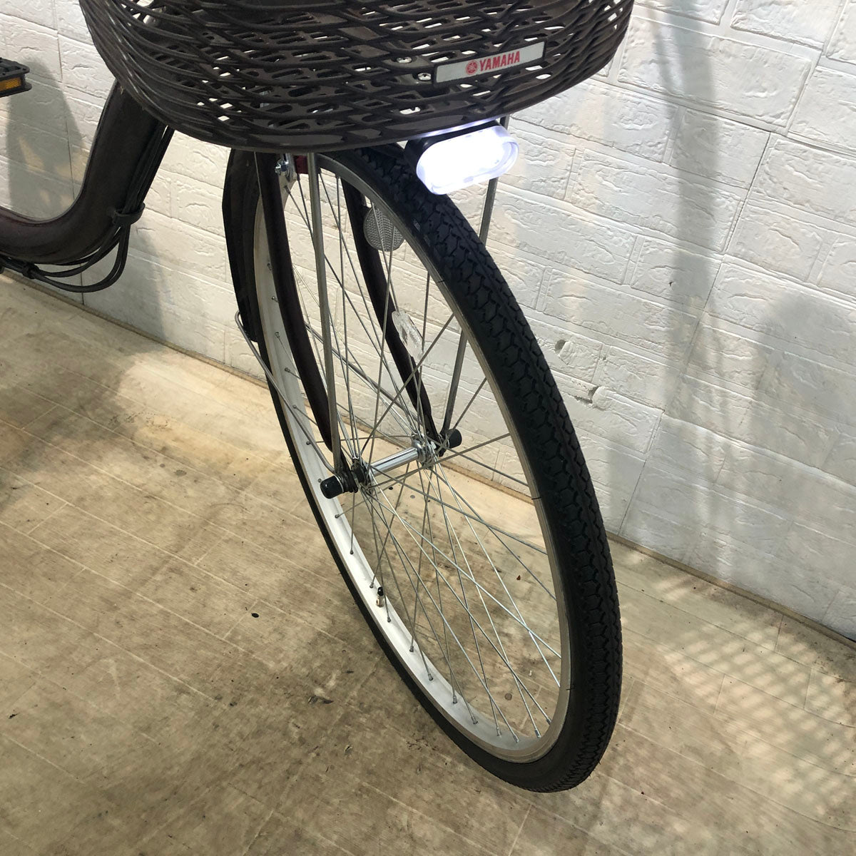 中古電動自転車 ブリヂストン アシスタ ベーシック ブラウン 26インチ YE044