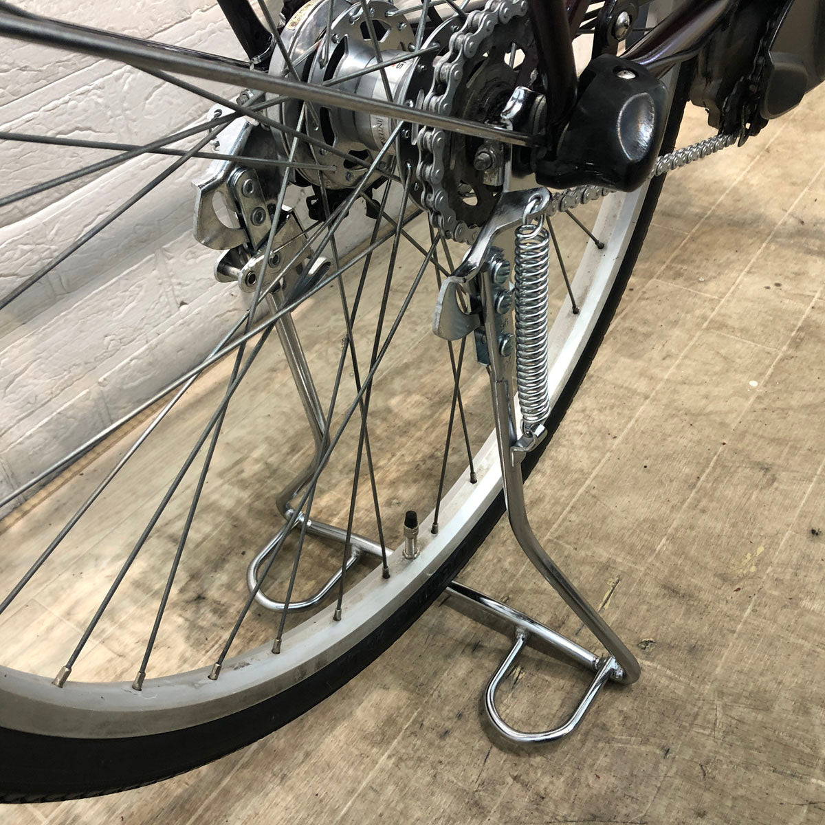 中古電動自転車 ブリヂストン アシスタ ベーシック ブラウン 26インチ YE044