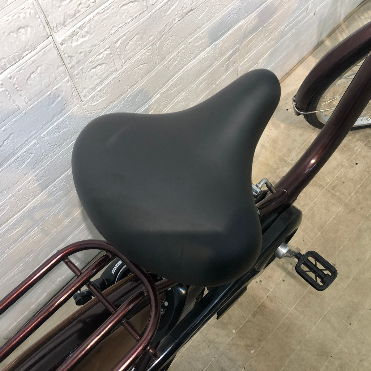 中古電動自転車 ブリヂストン アシスタ ベーシック ブラウン 26インチ YE044