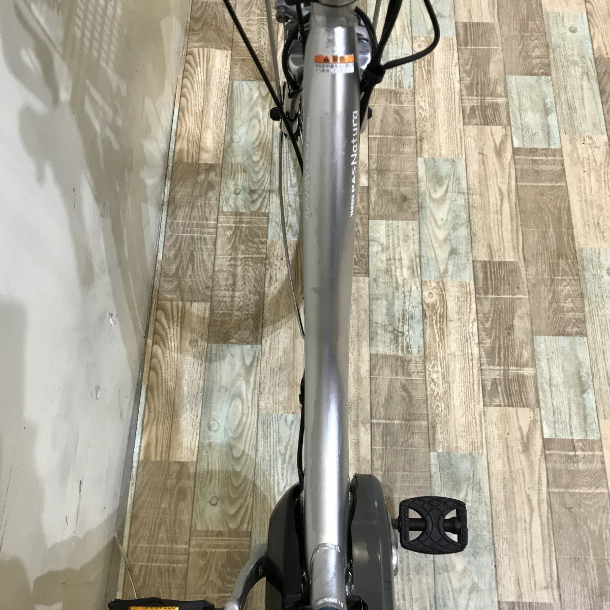 中古電動自転車 ヤマハ PAS ナチュラ シルバー 26インチ KH098