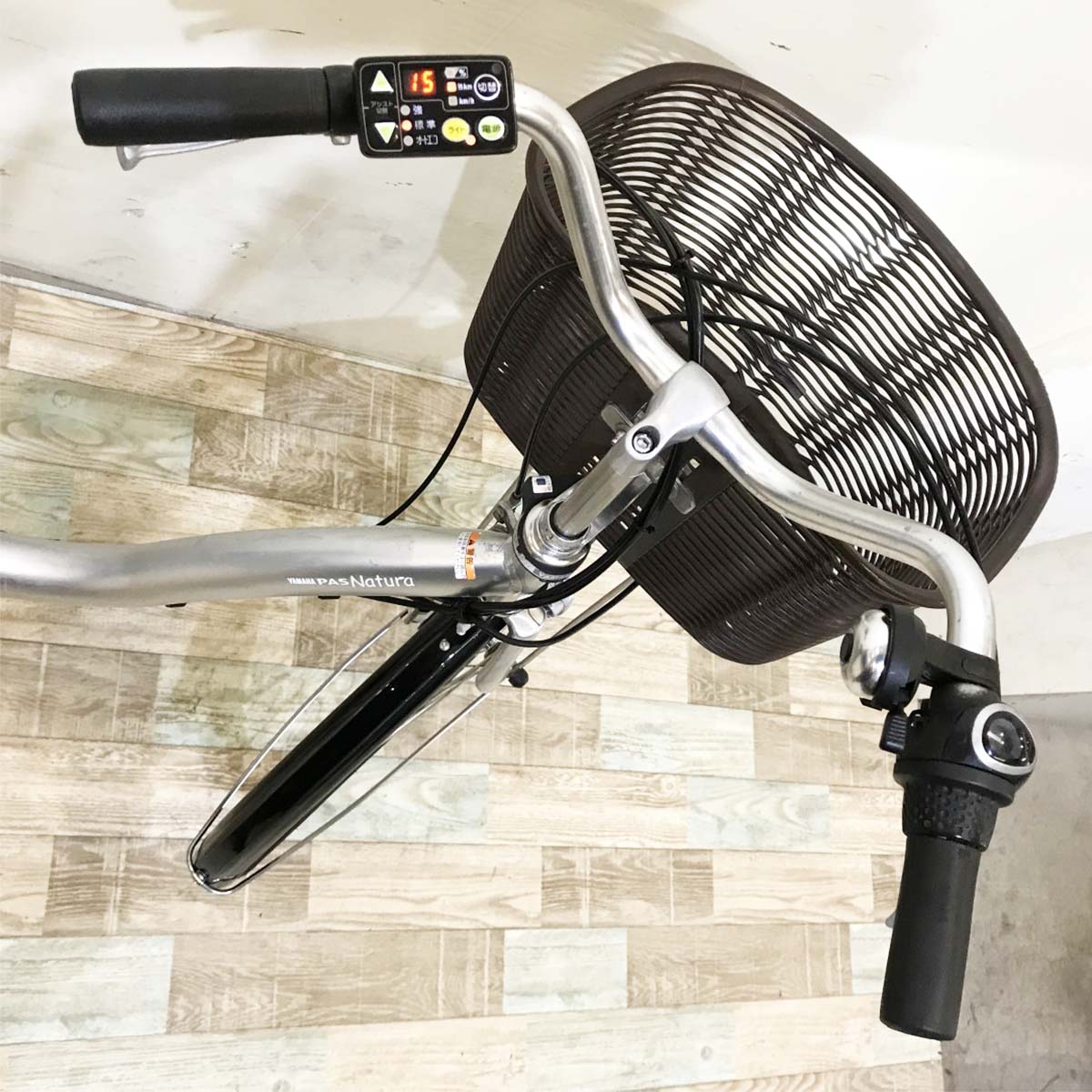 中古電動自転車 ヤマハ PAS ナチュラ シルバー 26インチ KH098