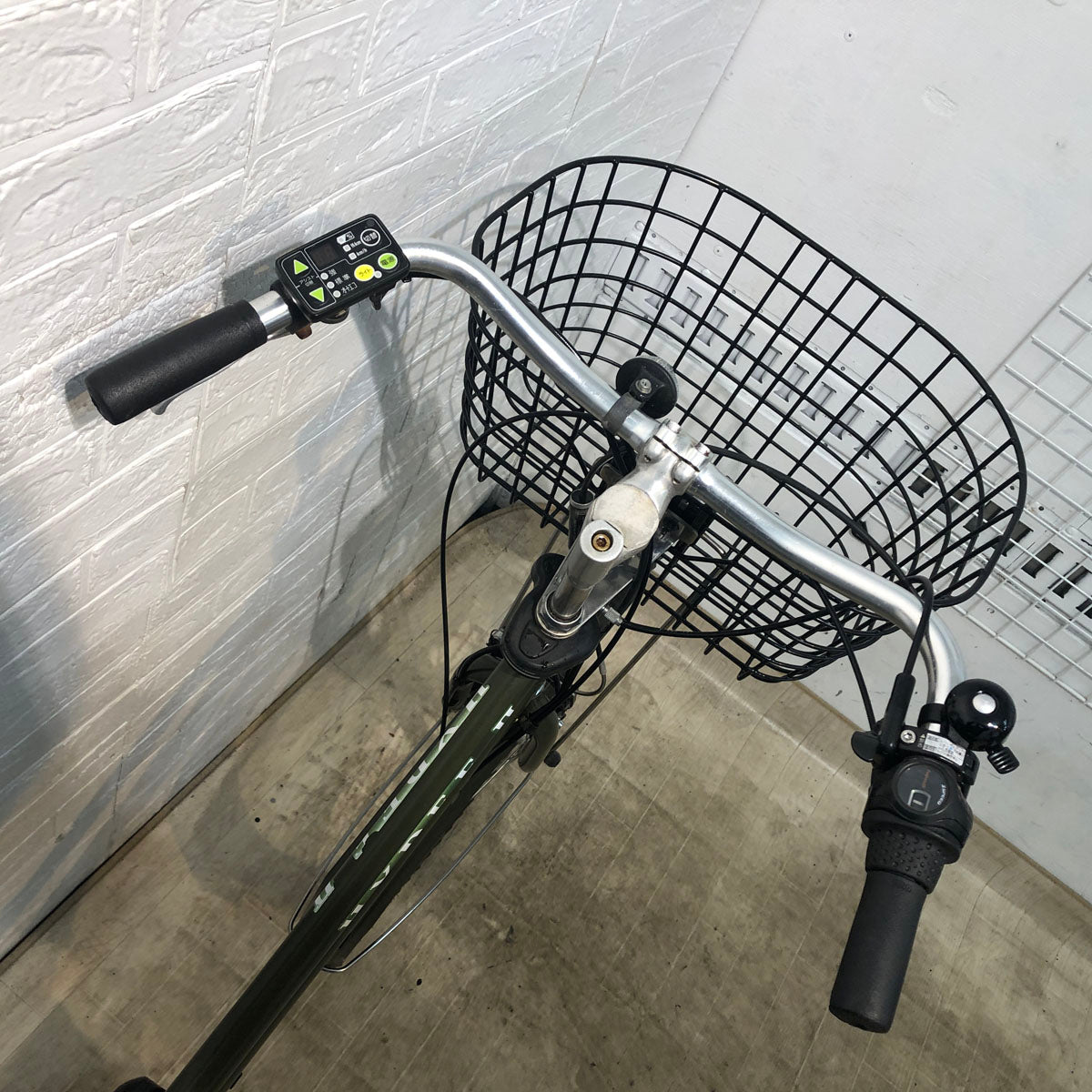 中古電動自転車 ブリヂストン HYDEE 2 ハイディ ツー カーキ 26インチ YE047