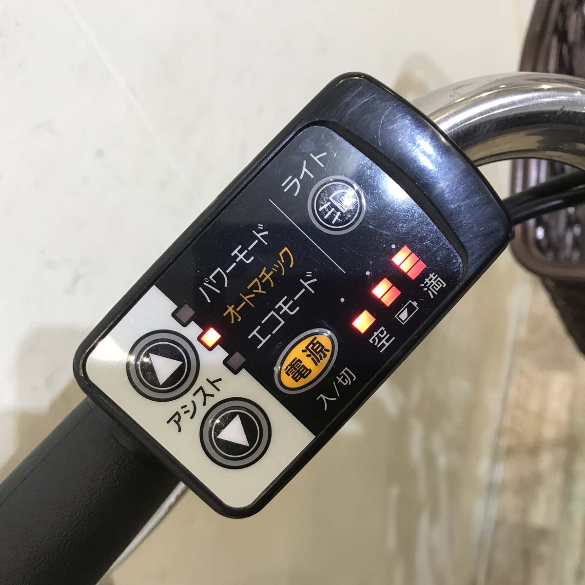 中古電動自転車 パナソニック ビビ DX ブラウン 26インチ KD008