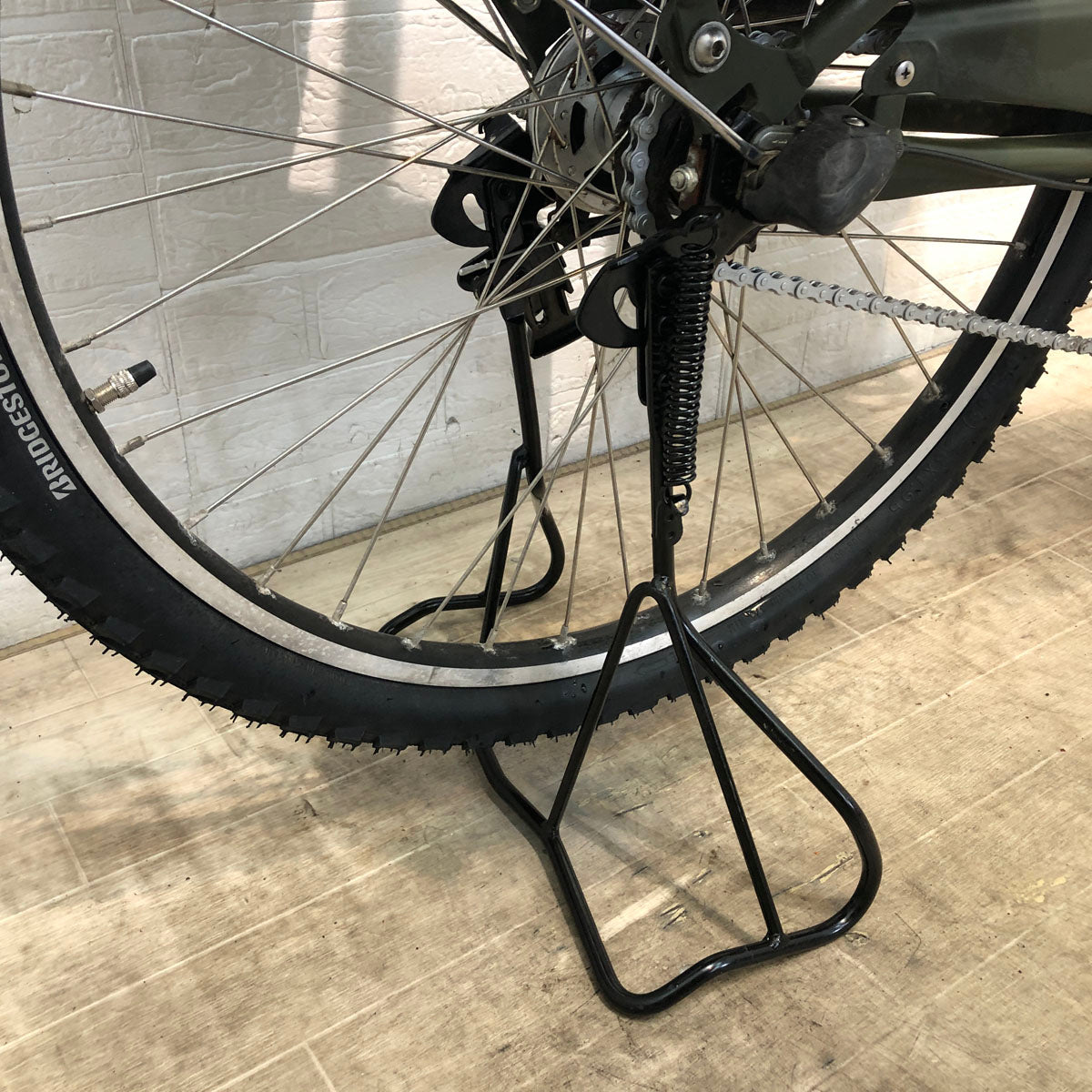 中古電動自転車 ブリヂストン HYDEE 2 ハイディ ツー カーキ 26インチ YE047