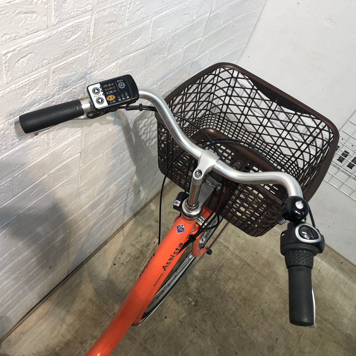 中古電動自転車 ブリヂストン アシスタ ベーシック オレンジ 26インチ YE048
