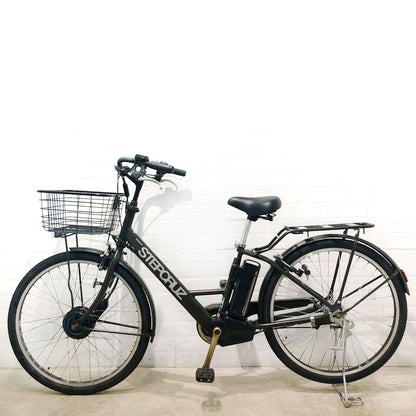 ブリヂストン ステップクルーズ e カーキ 26インチ YR095 【中古車】