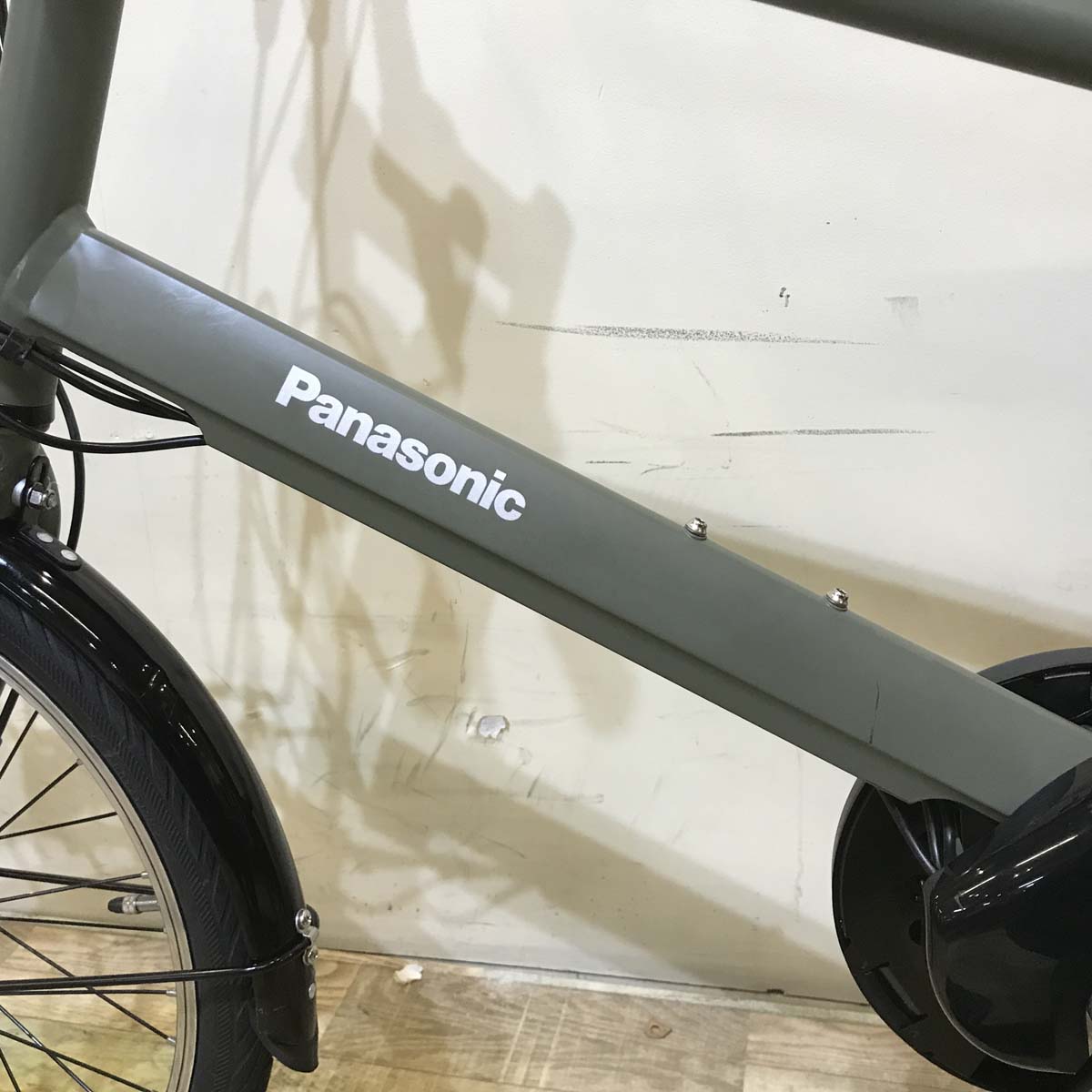 中古電動自転車 パナソニック ベロスター ミニ カーキ 20インチ KD012