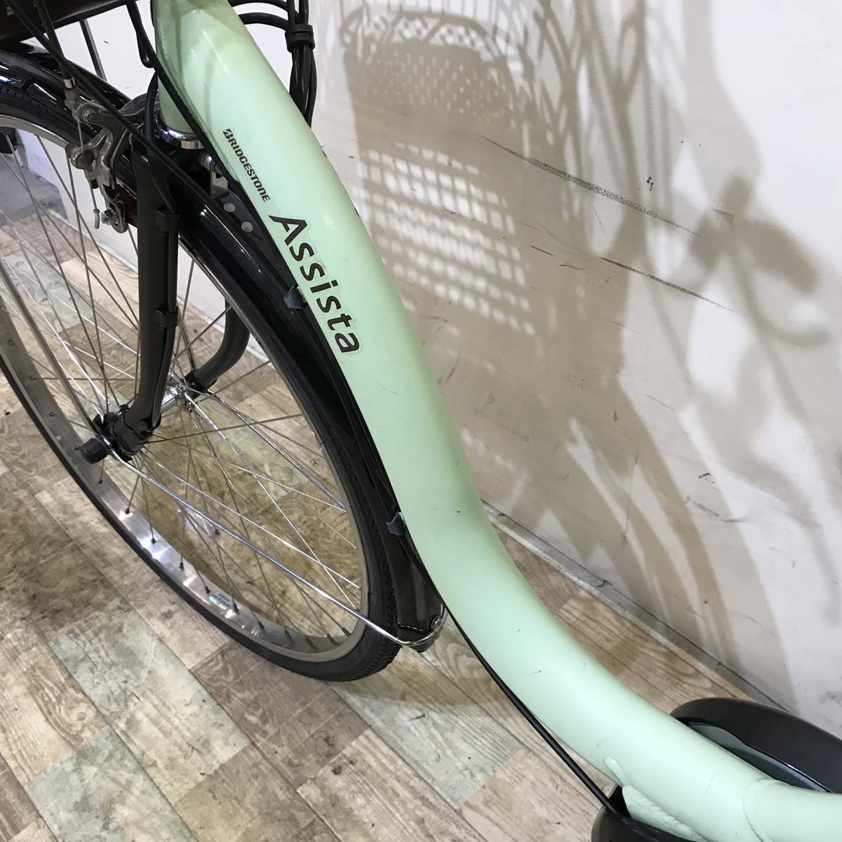ブリヂストン アシスタ DX グリーン 26インチ KY046 【中古車】