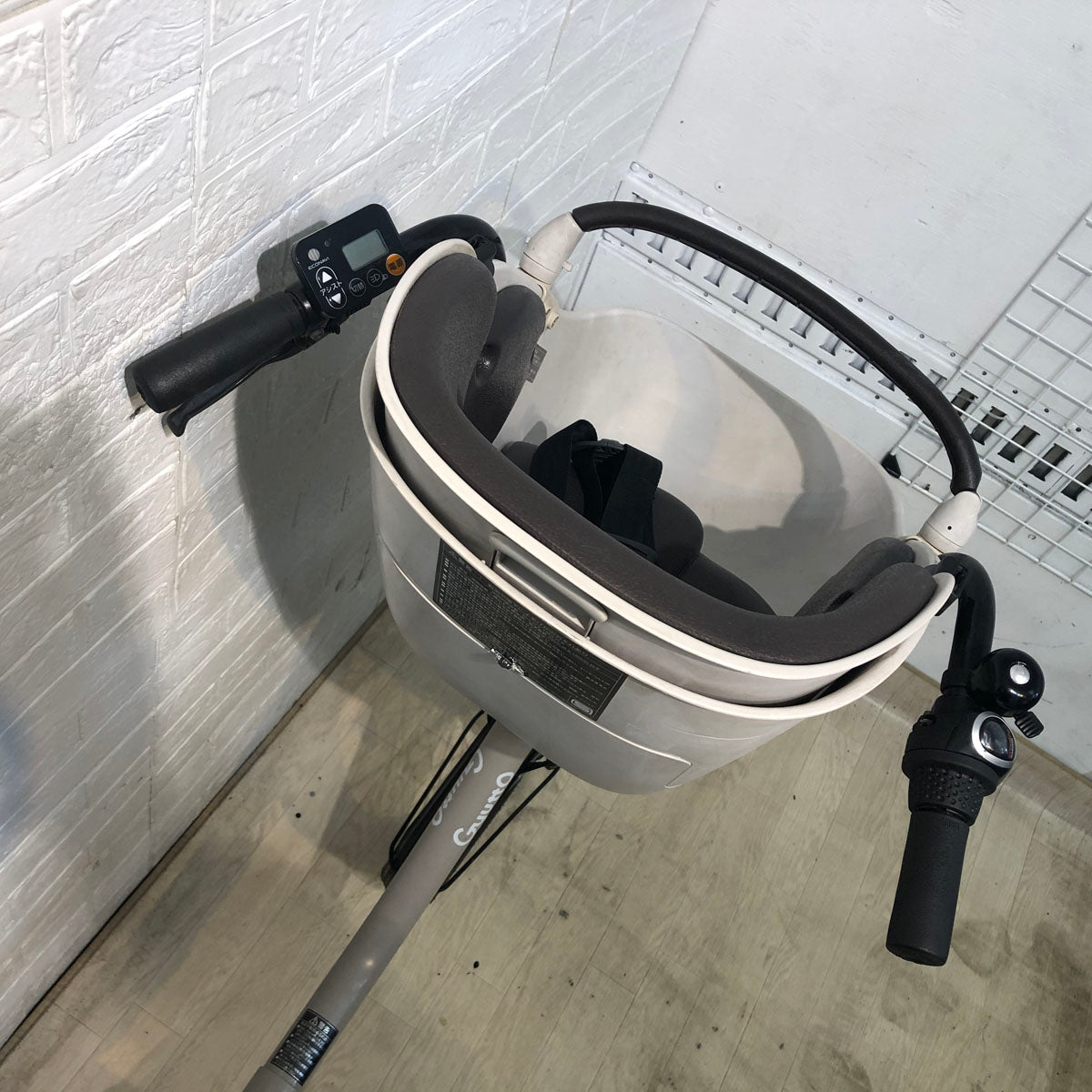 中古電動自転車 パナソニック ギュット クルーム DX グレー 20インチ YE052
