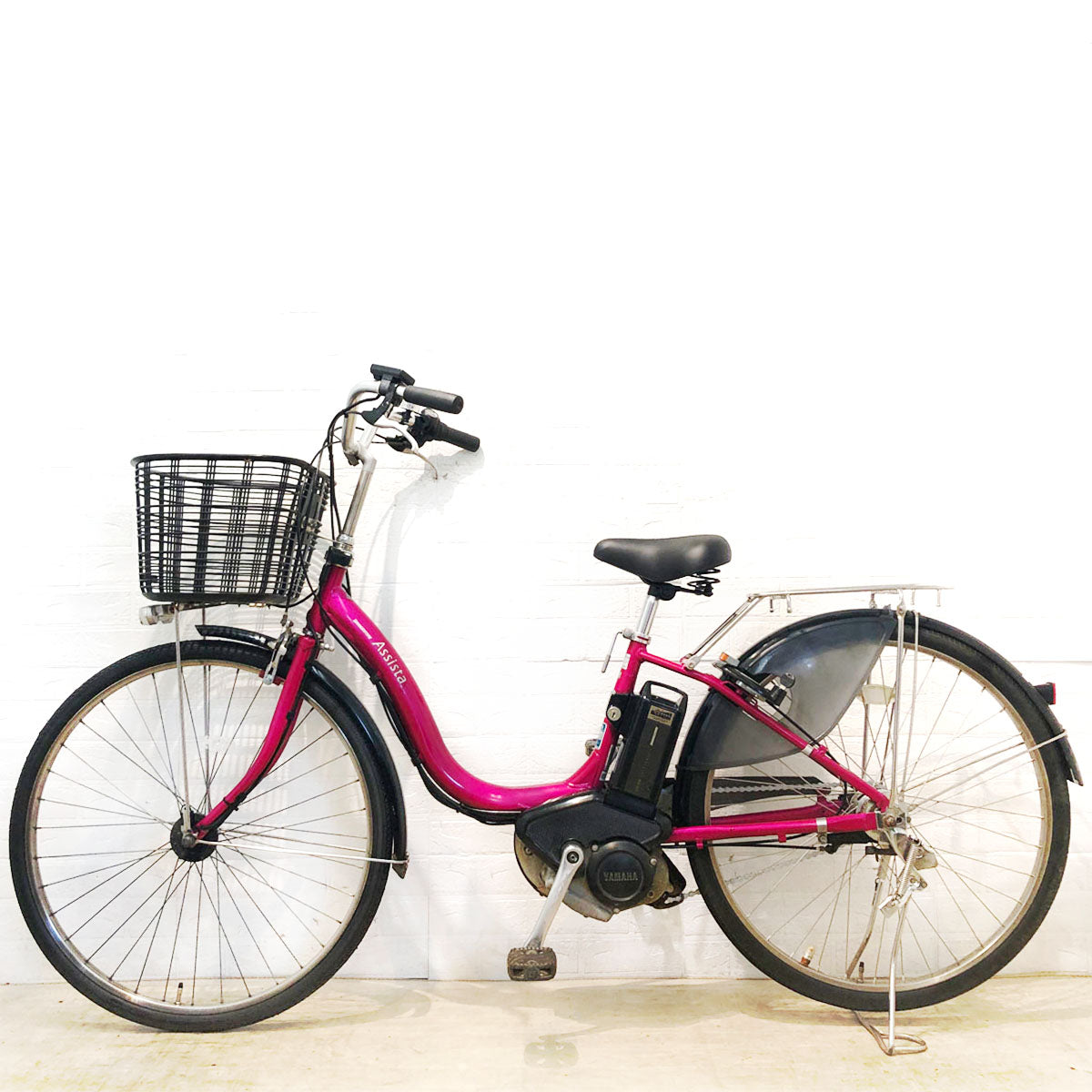 ブリヂストン アシスタ プラス ピンク 26インチ YW098 【中古車】