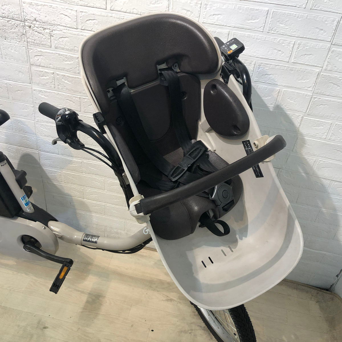 中古電動自転車 パナソニック ギュット クルーム DX グレー 20インチ YE052