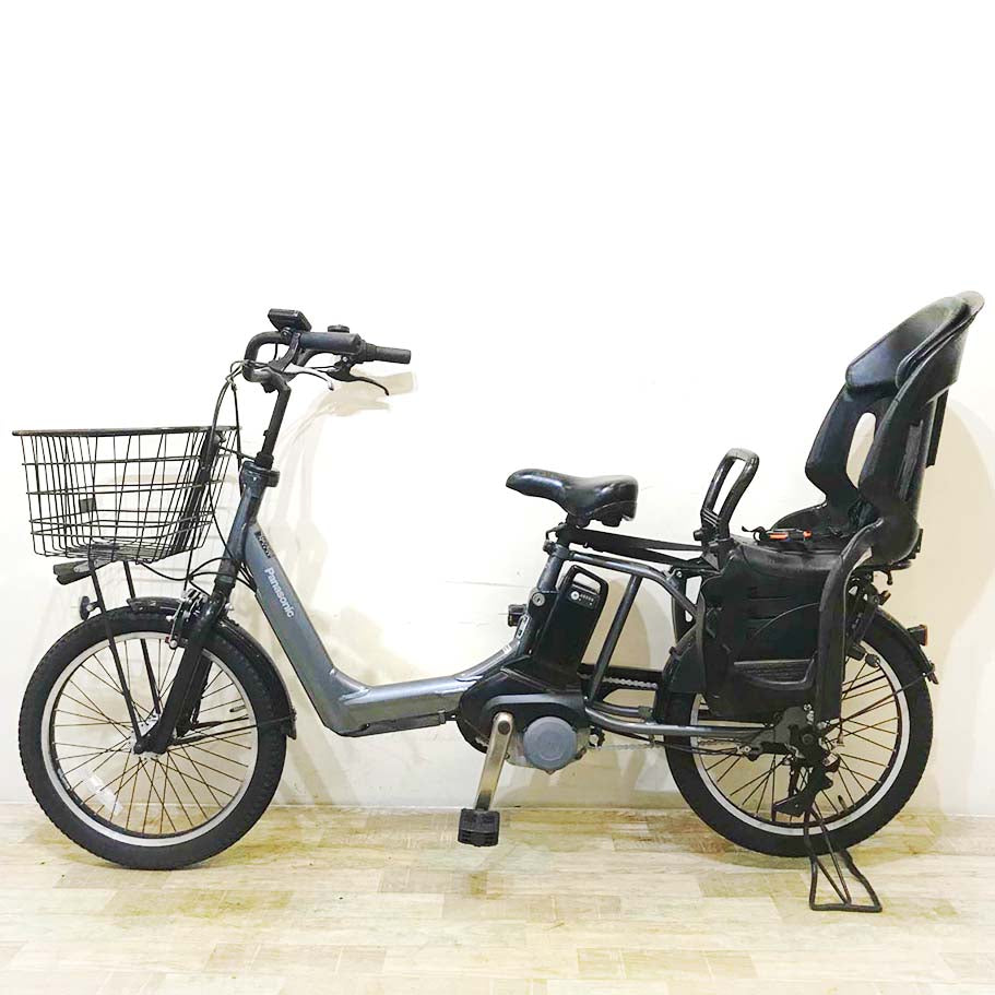 中古電動自転車 パナソニック ギュット アニーズ グレー 20インチ KD013