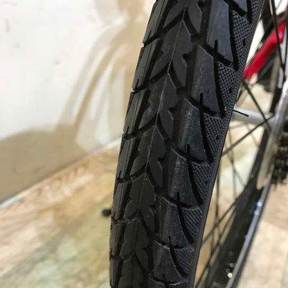折りたたみ パナソニック オフタイム レッド × イエロー 前18×後20インチ KT125 【中古車】