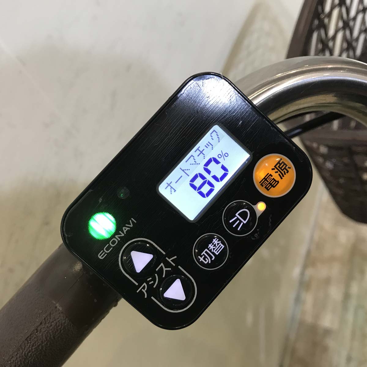 中古電動自転車 パナソニック ビビ DX グリーン 26インチ KD014 