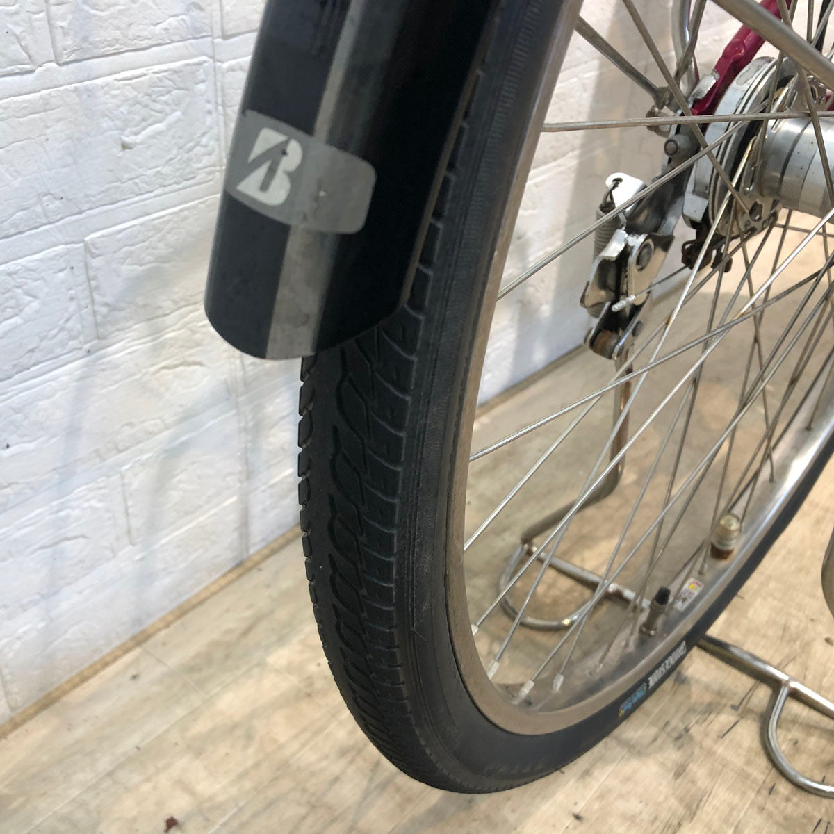 ブリヂストン アシスタ プラス ピンク 26インチ YW098 【中古車】