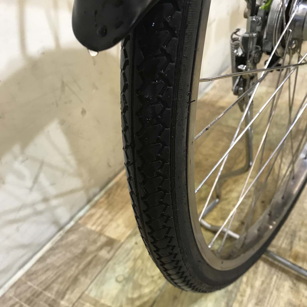 中古電動自転車 パナソニック ビビ DX グリーン 26インチ KD014 