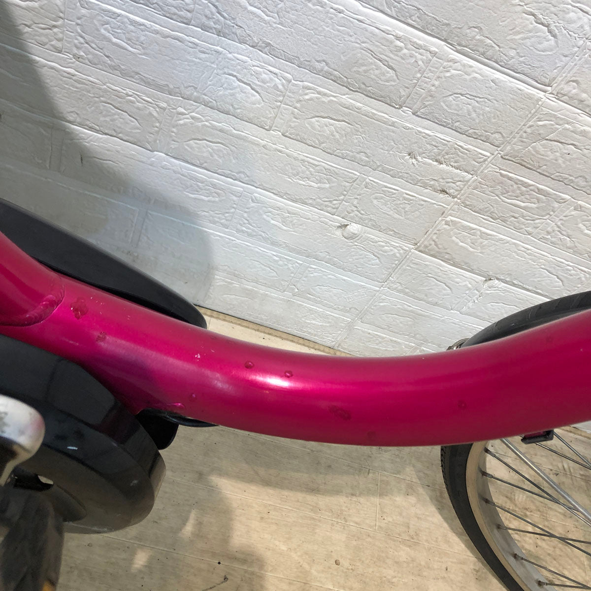 ブリヂストン アシスタ プラス ピンク 26インチ YW098 【中古車】