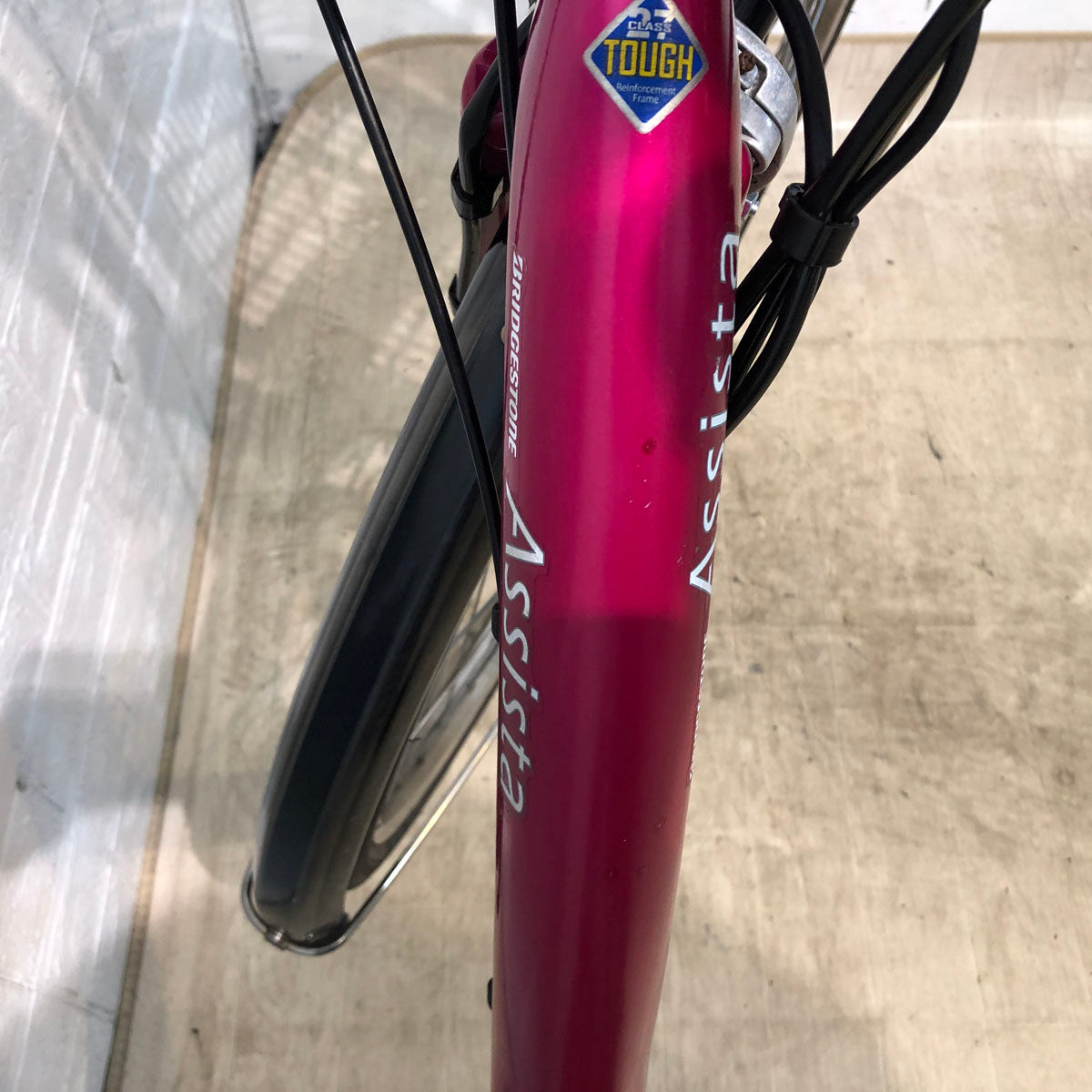 ブリヂストン アシスタ プラス ピンク 26インチ YW098 【中古車】