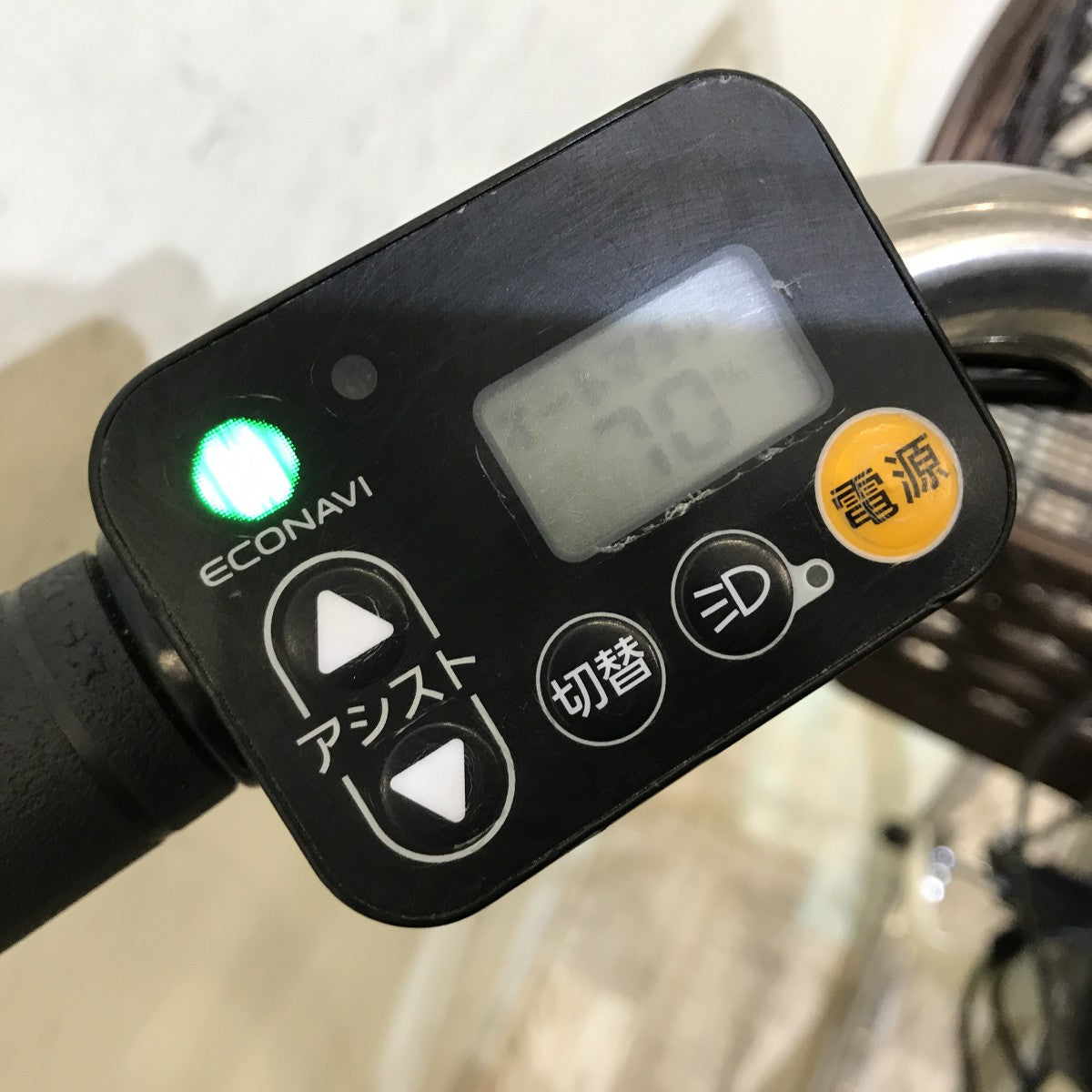 中古電動自転車 パナソニック ビビDX ホワイト 26インチ KH106