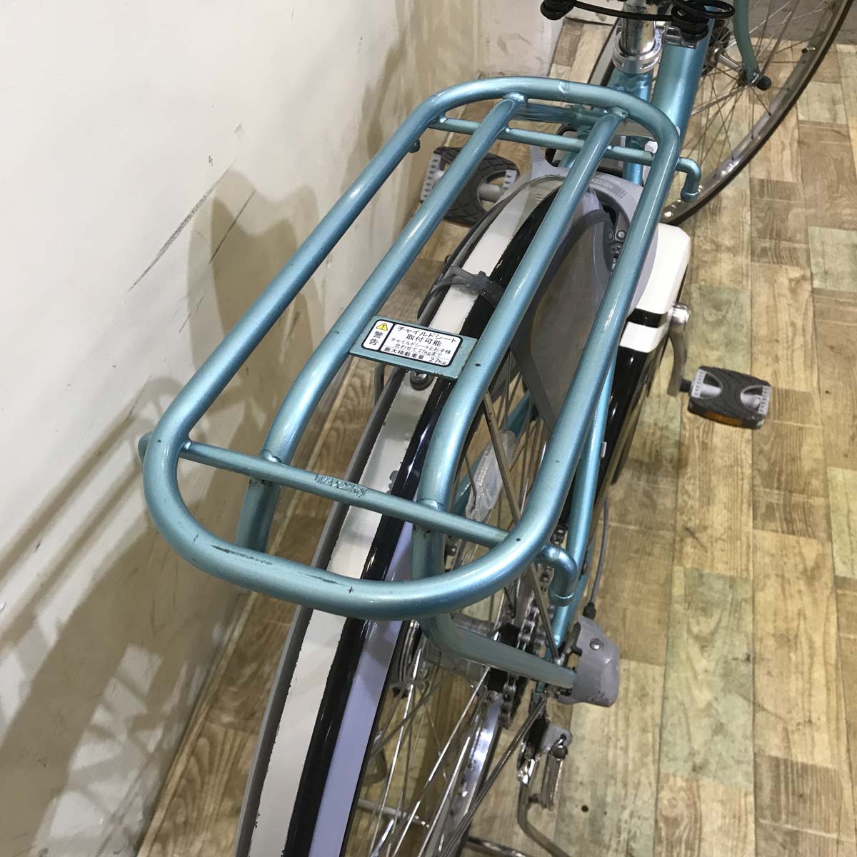 中古電動自転車 ブリヂストン アシスタ DX ブルー 26インチ KD016