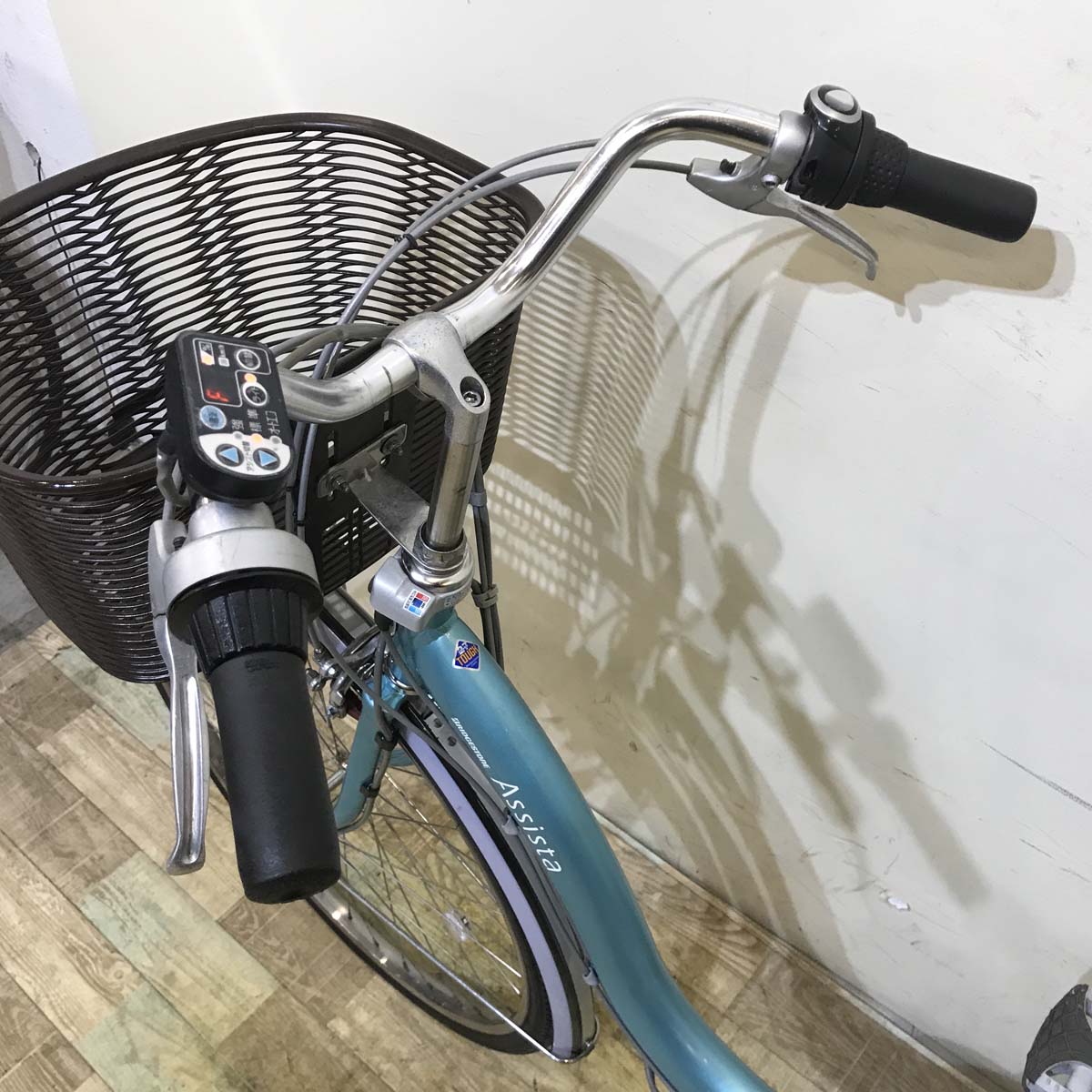 中古電動自転車 ブリヂストン アシスタ DX ブルー 26インチ KD016