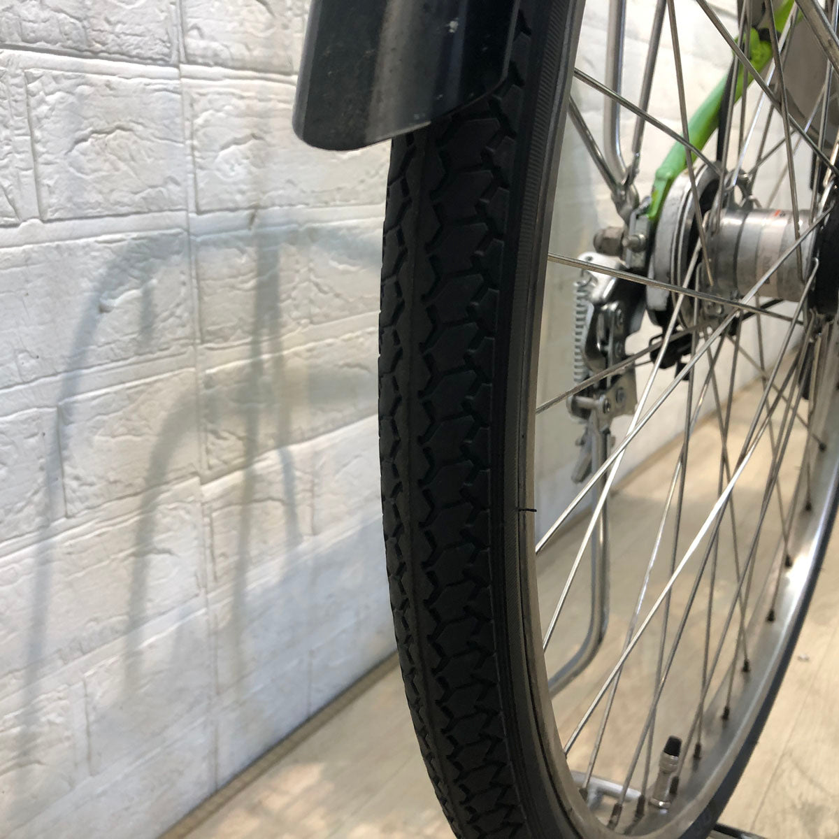 中古電動自転車 ヤマハ PAS ナチュラ L グリーン 26インチ YE054