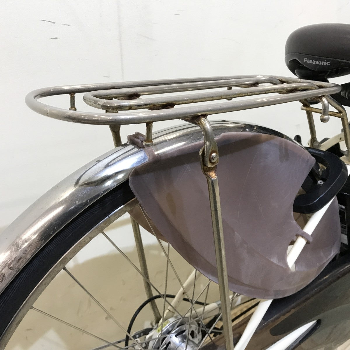 中古電動自転車 パナソニック ビビDX ホワイト 26インチ KH106
