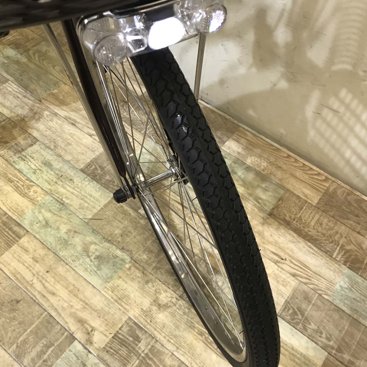 中古電動自転車 ヤマハ PAS ナチュラ XL ブラウン 26インチ KD017