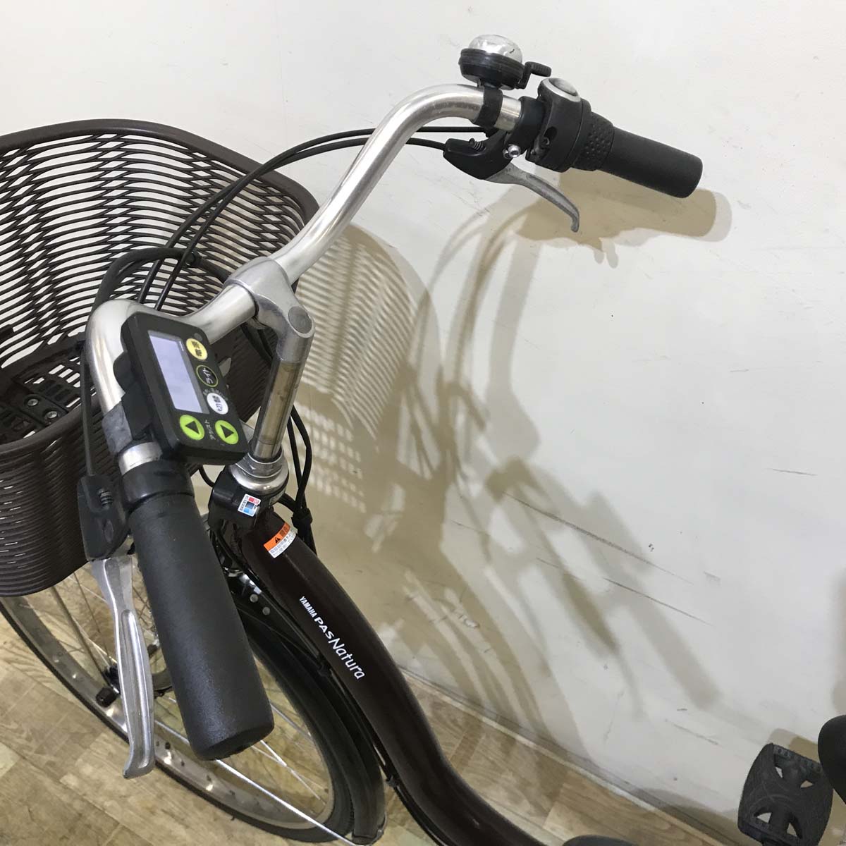 中古電動自転車 ヤマハ PAS ナチュラ XL ブラウン 26インチ KD017