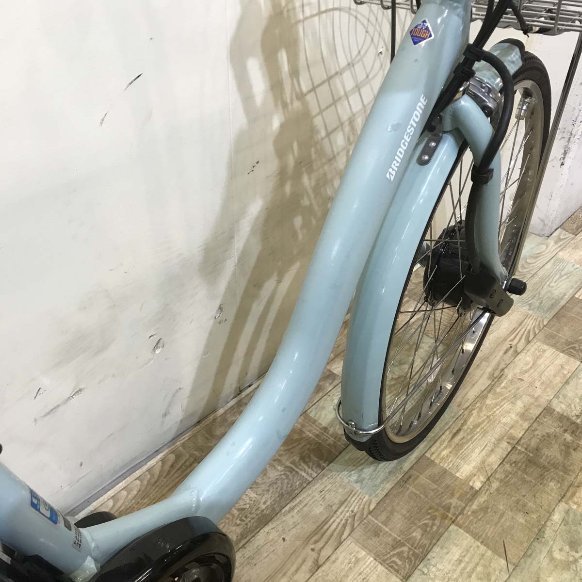 中古電動自転車  ブリヂストン フロンティア DX ミント 26インチ KD004