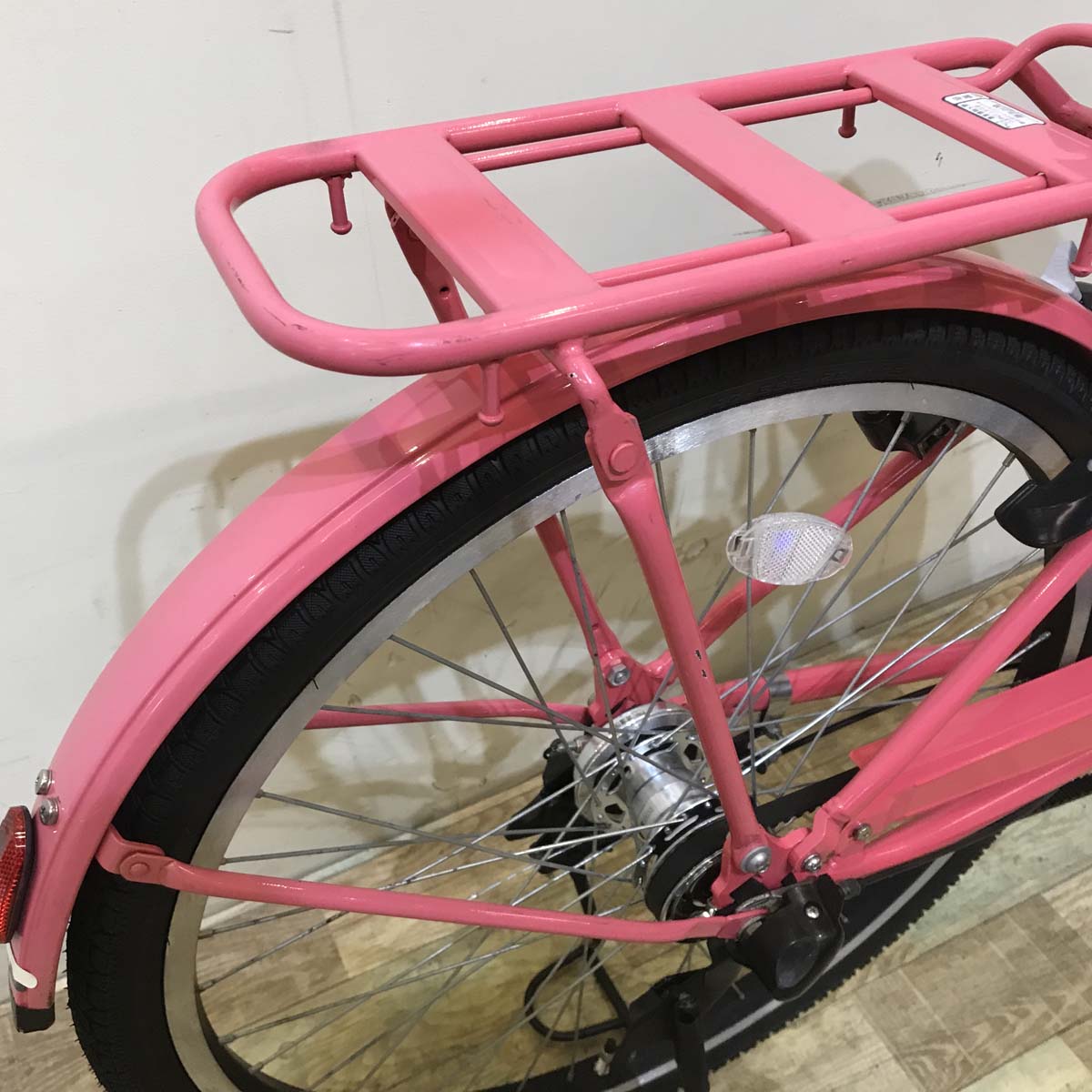 中古電動自転車 ブリヂストン ステップクルーズ ピンク 26インチ KD019