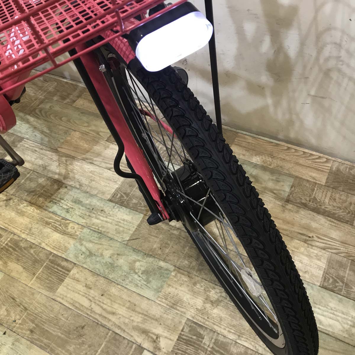 中古電動自転車 ブリヂストン ステップクルーズ ピンク 26インチ KD019