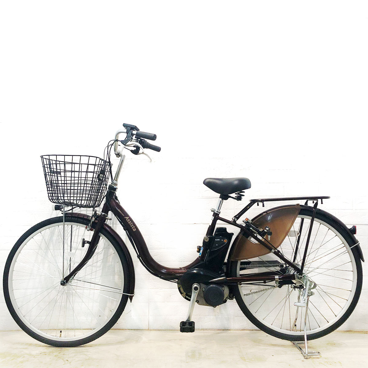 ブリヂストン アシスタ ベーシック ブラウン 26インチ YE057 【中古車】