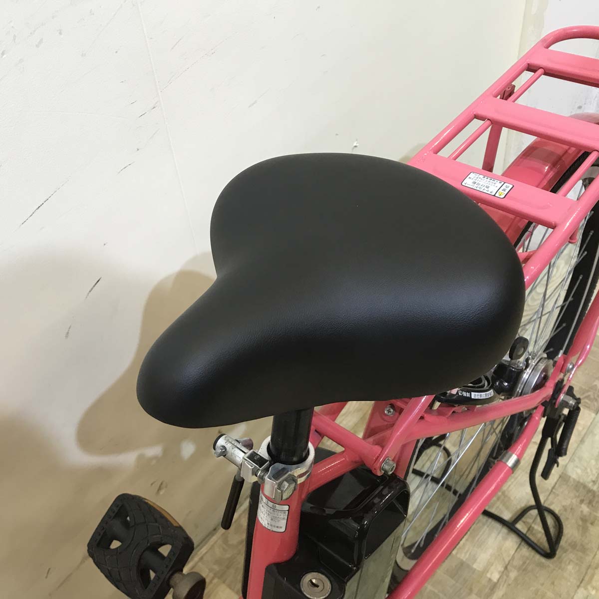 中古電動自転車 ブリヂストン ステップクルーズ ピンク 26インチ KD019