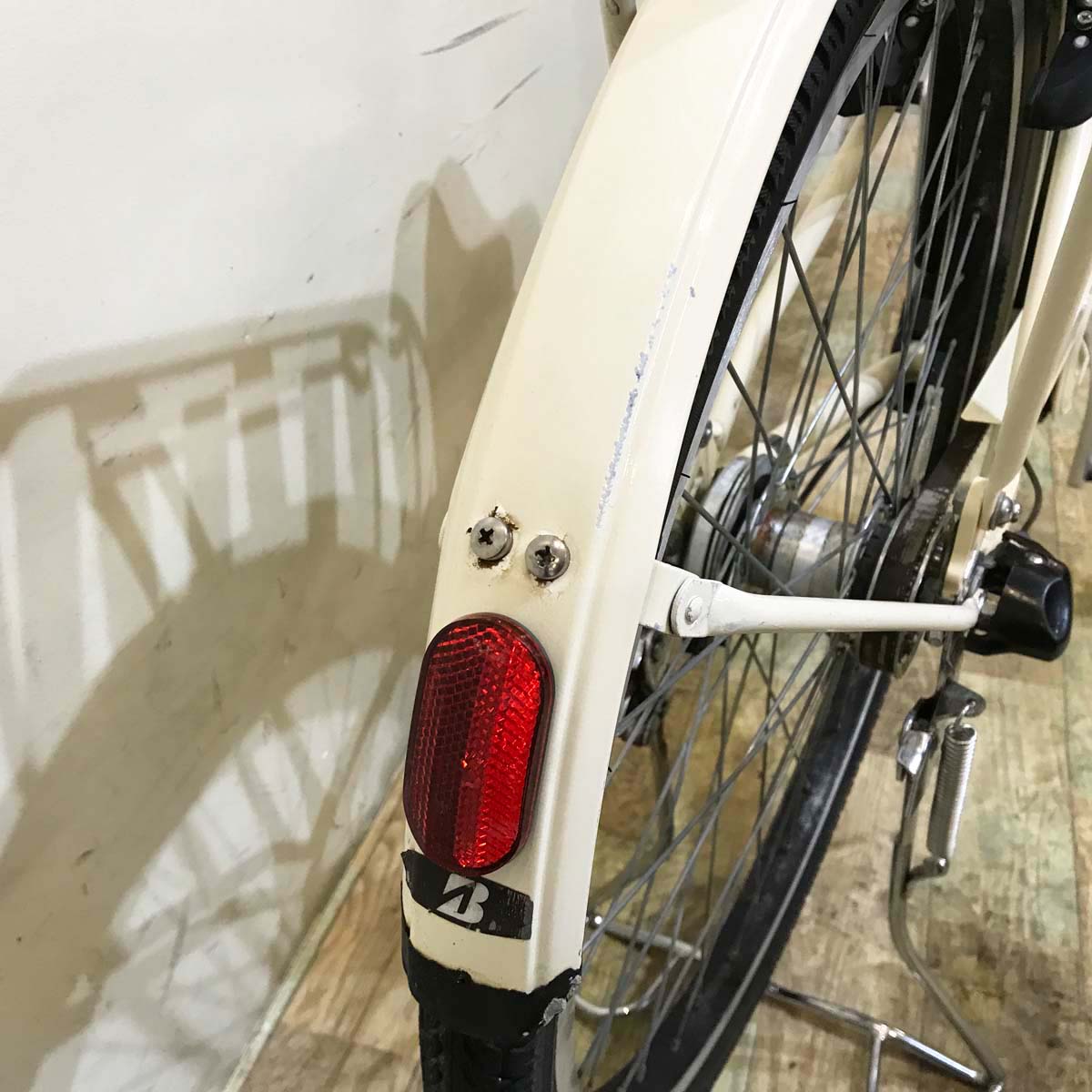 ブリヂストン ステップクルーズ アイボリーホワイト 26インチ KY052【中古車】