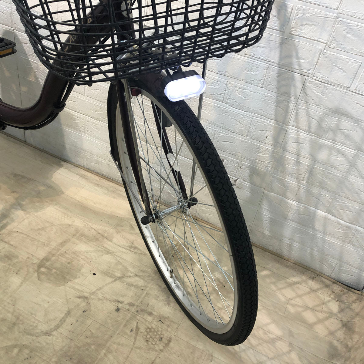 中古電動自転車 ブリヂストン アシスタ ベーシック ブラウン 26インチ YE057 