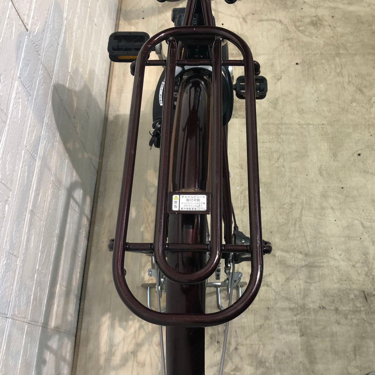 中古電動自転車 ブリヂストン アシスタ ベーシック ブラウン 26インチ YE057 